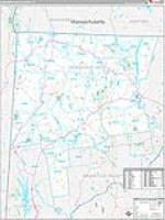 Northwest Hills, Ct Carrier Route Wall Map